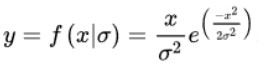 Rayleigh distribution formula